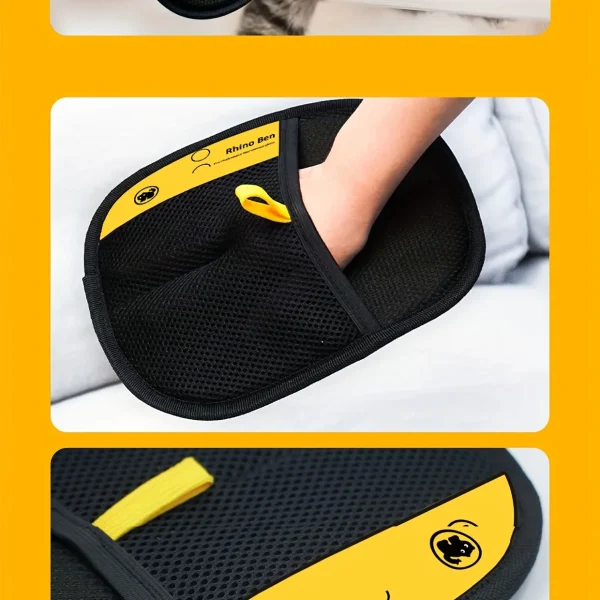 Double-Sided Grooming Gloves