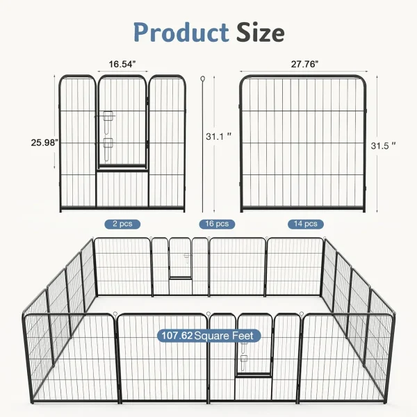 Dog Exercise Pen